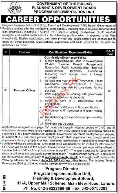 Planning And Development Board Jobs Ad 2023