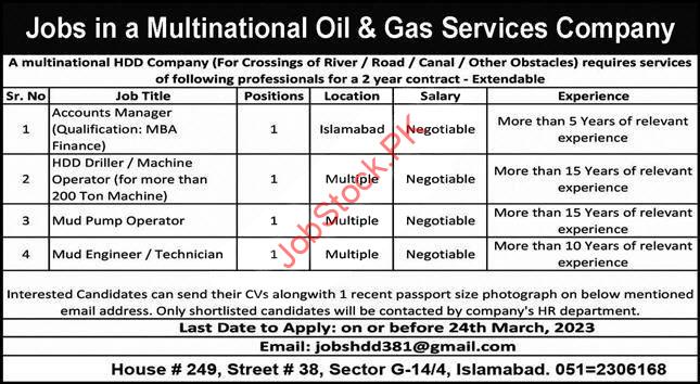 Multinational Oil And Gas Company Jobs 2023