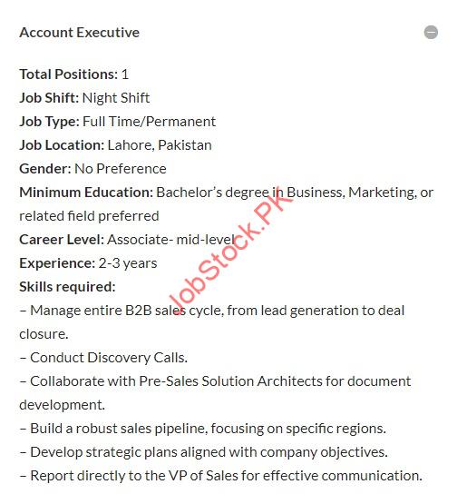 Accounts Executive Jobs in Crewlogix Technologies